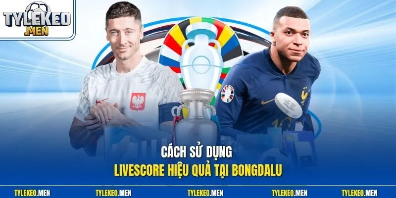 Cách sử dụng Livescore hiệu quả tại BONGDALU