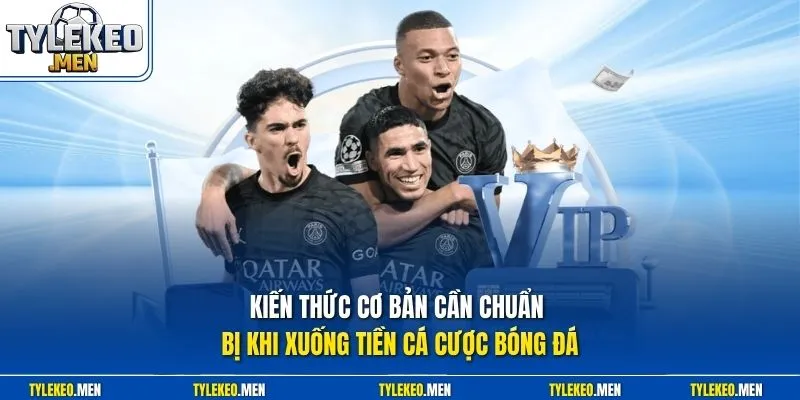 Kiến thức cơ bản cần chuẩn bị khi xuống tiền cá cược bóng đá